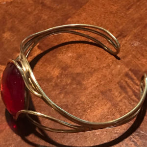 Red Baltic Amber Stone Bracelet