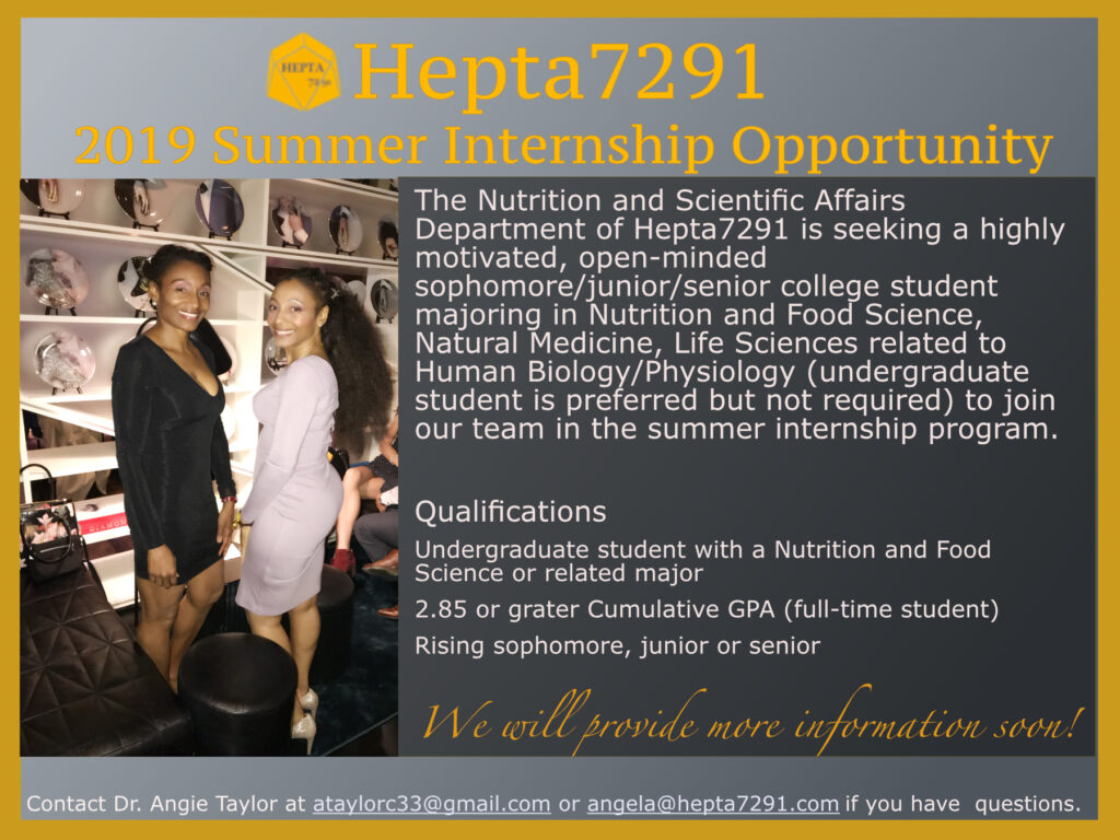 Hepta7291 Summer Internship